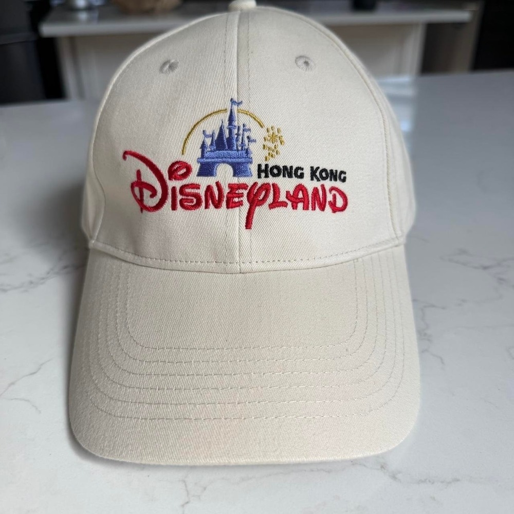 Hong Kong Disneyland Embroidered Adult Baseball Hat Cap Disneyland